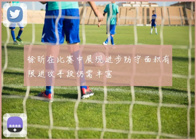 徐昕在比赛中展现进步防守面积有限进攻手段仍需丰富
